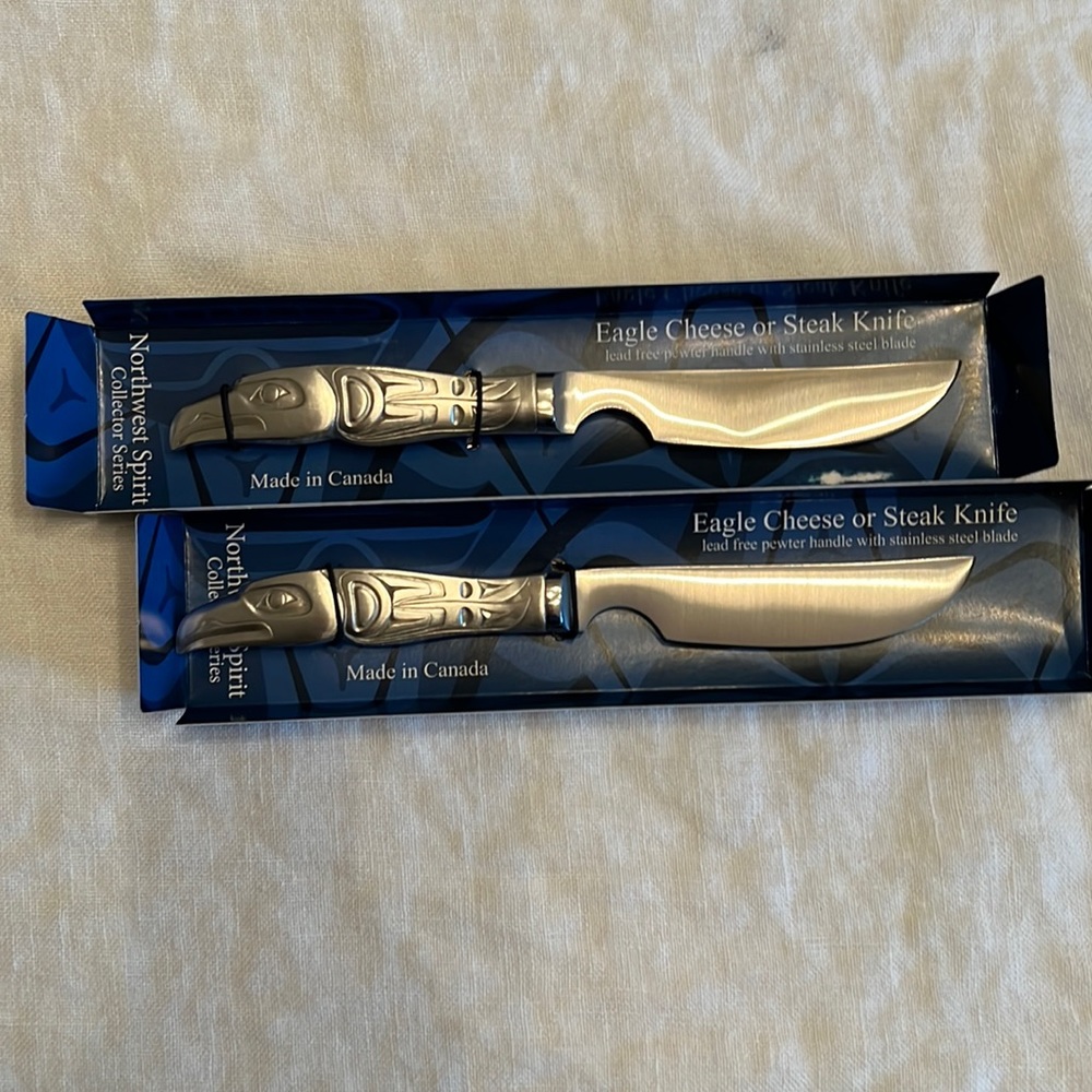 Northwest Spirit Eagle Cheese or Steak Knives